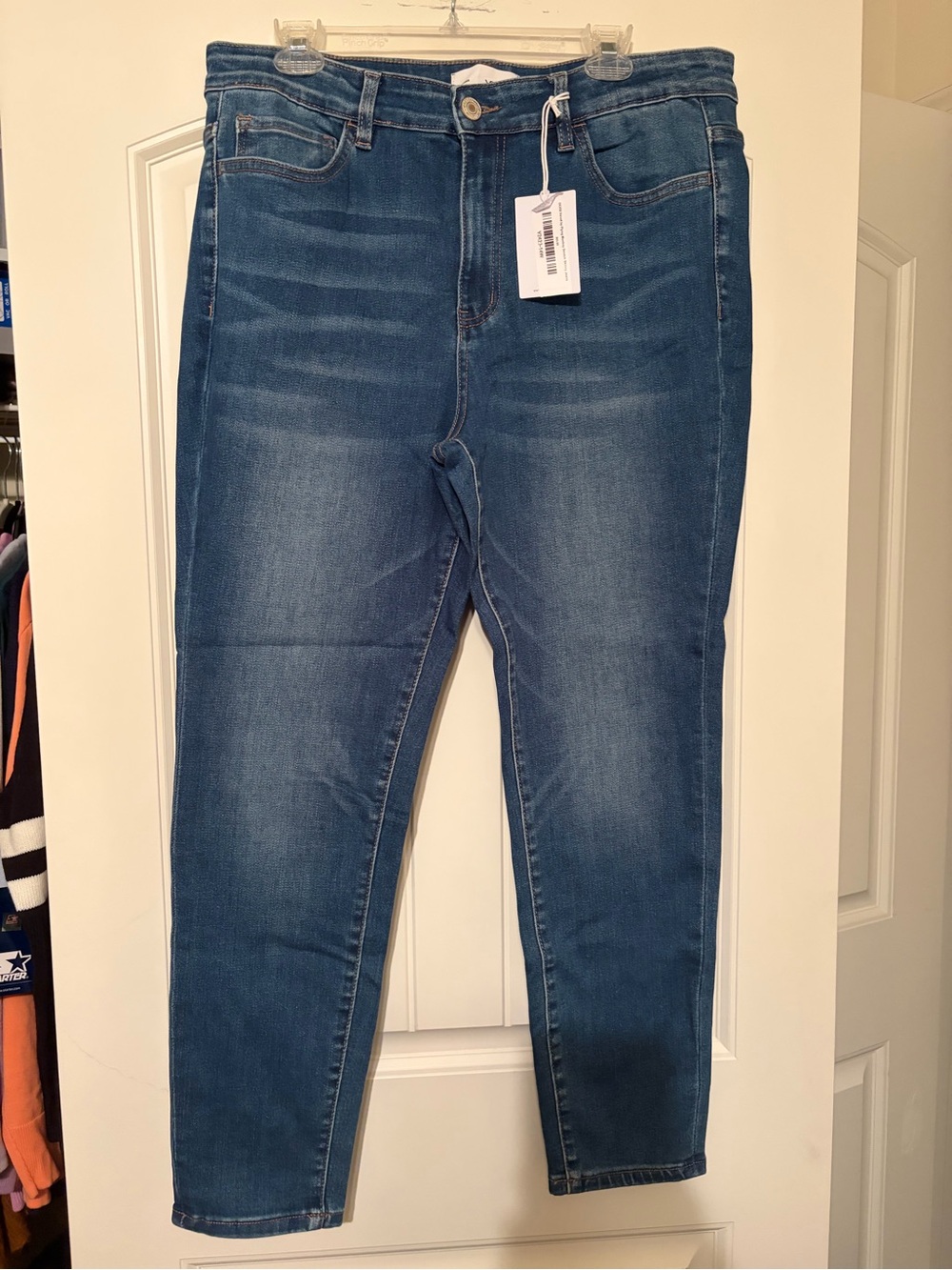 VERVET BY FLYING MONKEY Dark Blue Skinny Jeans